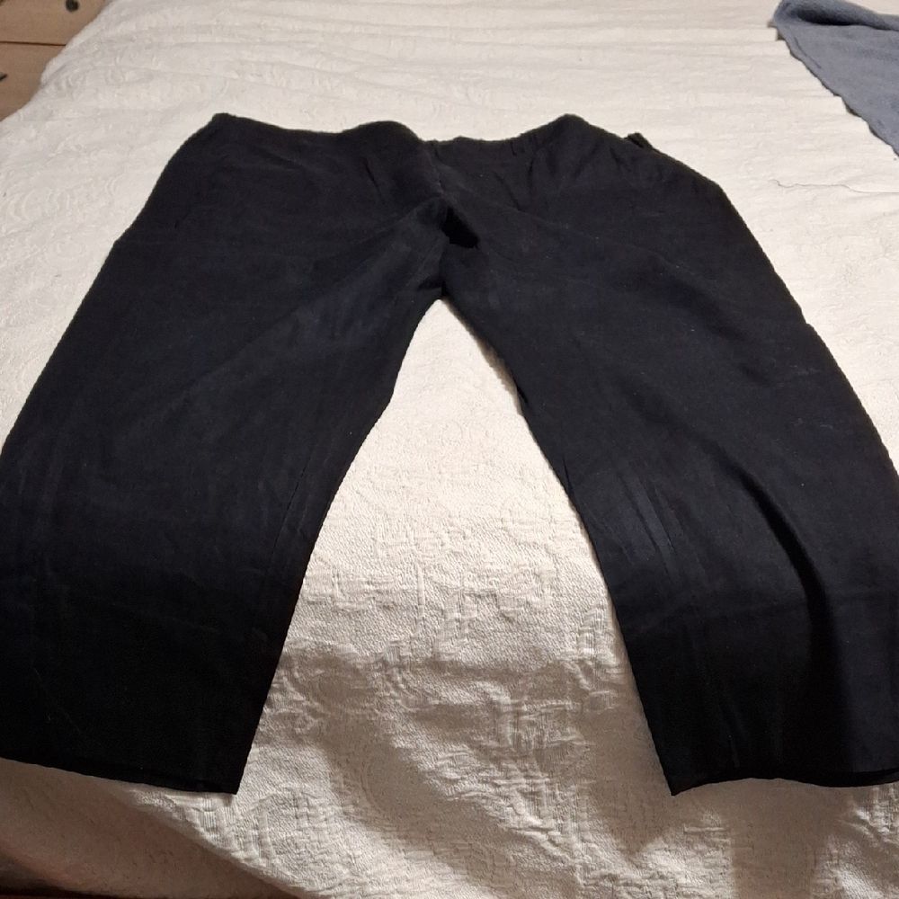 J. Jill Women's Cropped Black Pants (Can259)